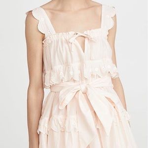 Innika Choo Scallop Frill Mini dress Iva Gudtais